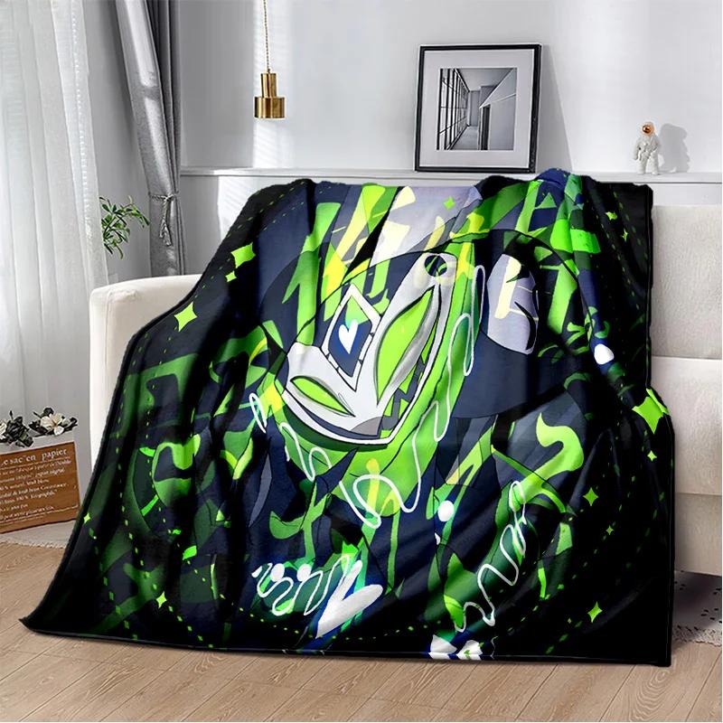 Helluva Boss Blitzo Adult Animation Soft Plush Blanket,Flannel Blanket Throw Blanket for Living Room Bedroom Bed Sofa Picnic Kid