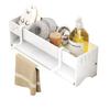Detachable Kitchen Sink Rack Quick Dry Dishcloth Organizer Sponge Drainer Shelf  Bathroom Use