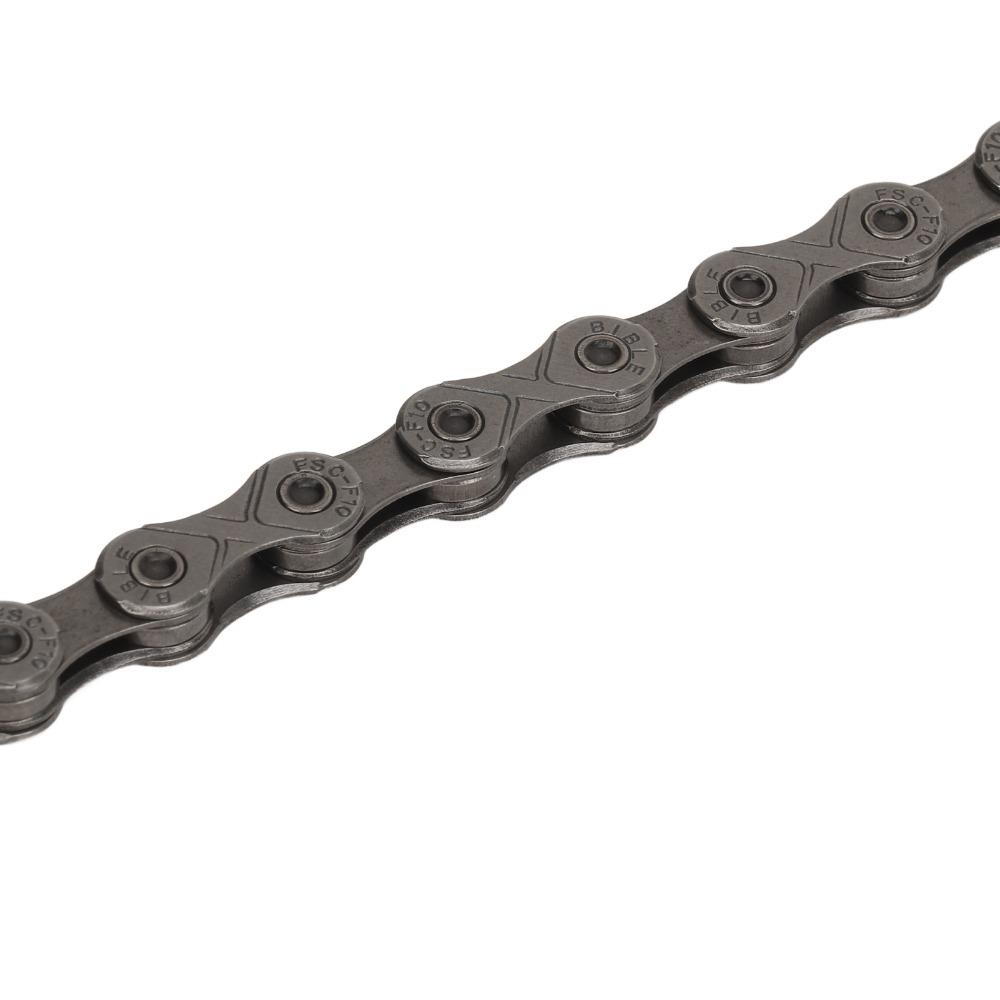Medium Carbon Steel Bike Chain 116 Links Replacement Chain for Mountain, Road and Folding Bikes