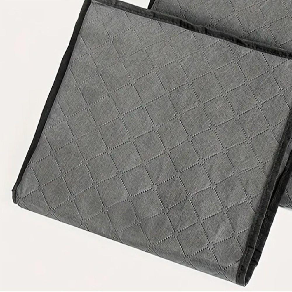 Faltbarer Steppdecken-Aufbewahrungsbeutel Große Kapazität Transparenter Kleiderschrank-Sortier-Aufbewahrungseimer Griff Staubdichter Kleider-Aufbewahrungsbeutel