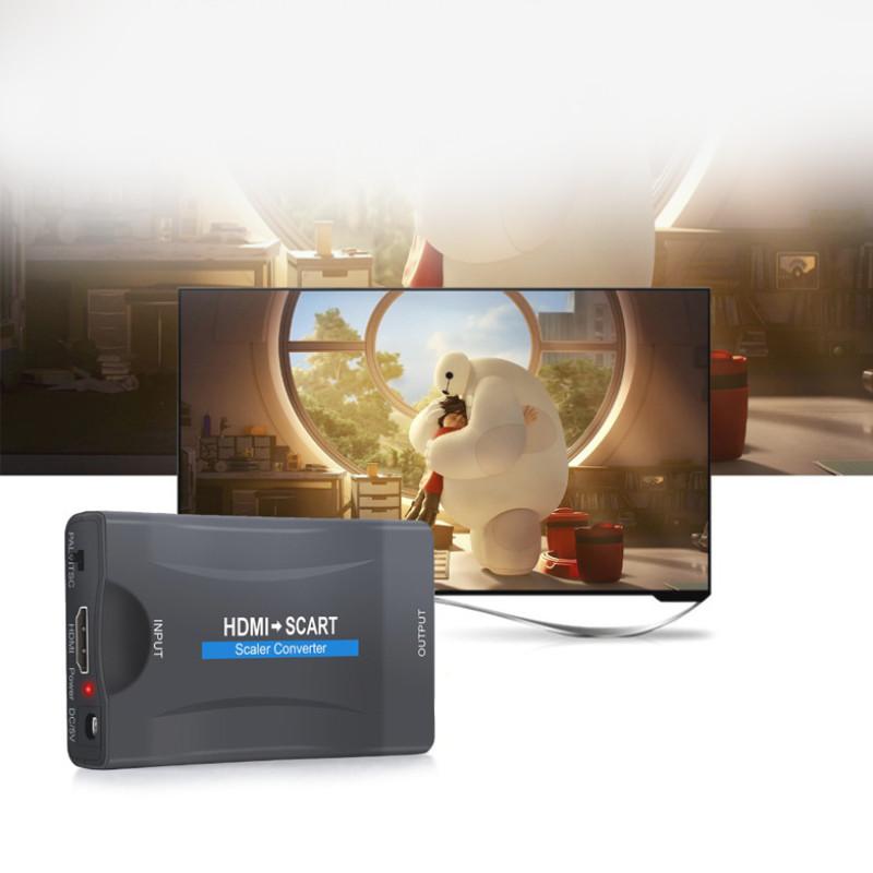 High Definition Hdmi To Scart Converter For Crystal Clear 1080p Video Quality And Universal Compatibility