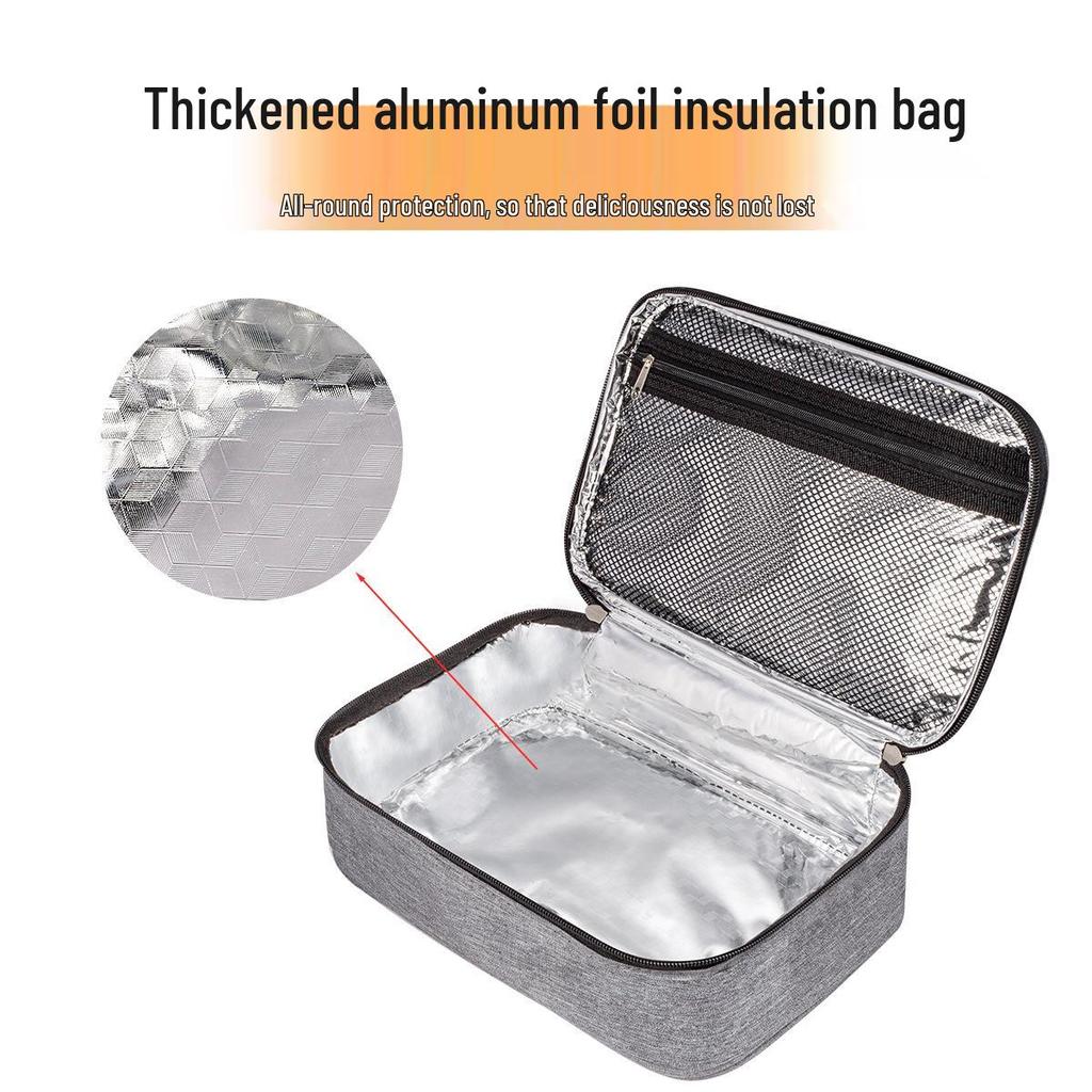 Portable Thickened Aluminum Foil Lunch Bag for School/Office Meals