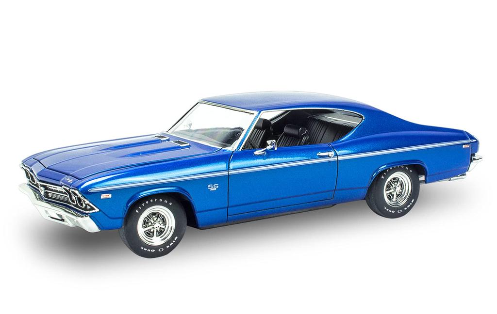 Americký model Chevelle SS 396 úrovně 69, plastový model 14492, měřítko 1/25.