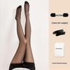 Women's Ultra-Thin Pineapple Silk Stockings - Anti-Snag 0D Black, Ideal for Spring and Summer.
