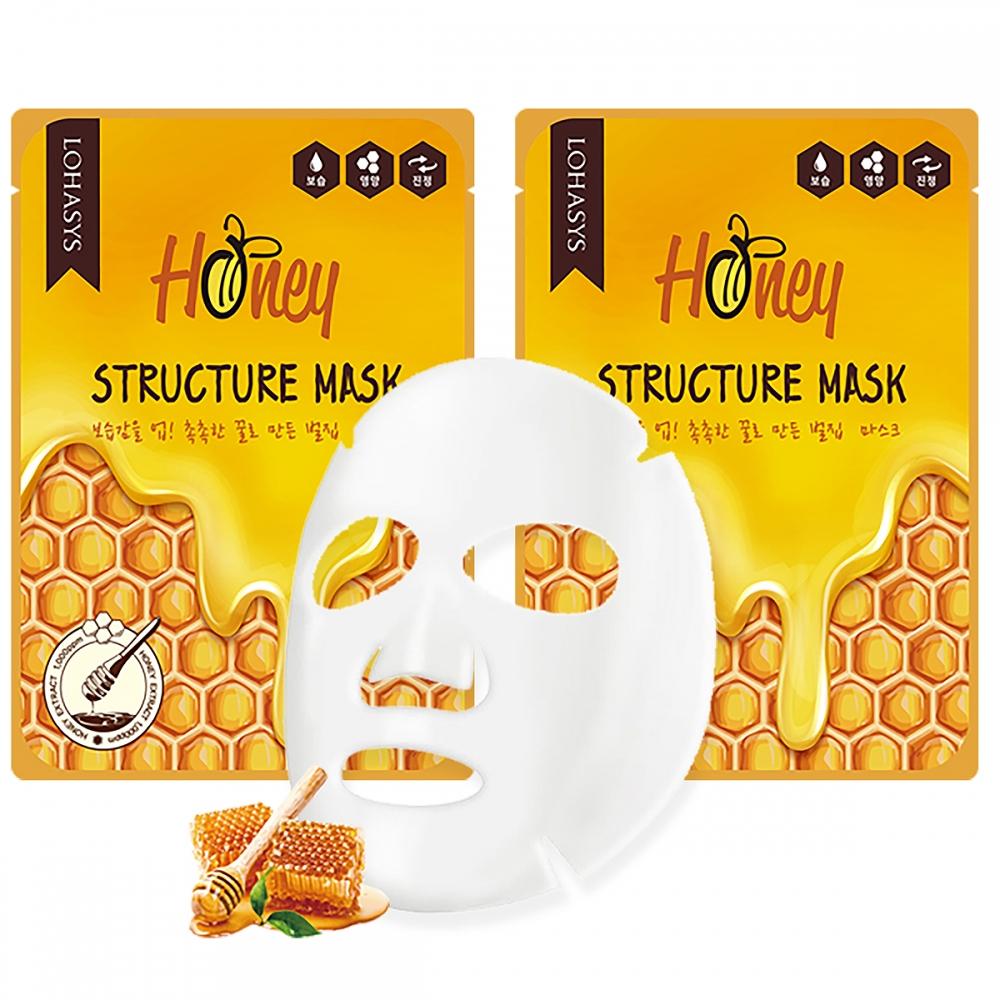 

Lohass Honey Structure Mask 10 Sheets x 3