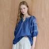 Embroidered Denim Tunic Blouse Zf08qb031na