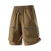 Men's Summer Japanese-Style Drawstring Cargo Shorts - Loose Fit, American-Inspired Trend