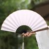 With Tassel Antique-style Folding Fan Sprinkled Gold Men Hand Fan Portable Decorative Fan  Crafts