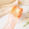 6cm Iridescent Fish Tail Ribbon for Cake Wraps, Bouquets, Gift Boxes, and DIY Projects.