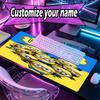 Custom Name Personalized Minions Pattern Mousepad, Laptop PC Desk Mat, Decorative Desk Mat for Home Keyboard Pad Gift