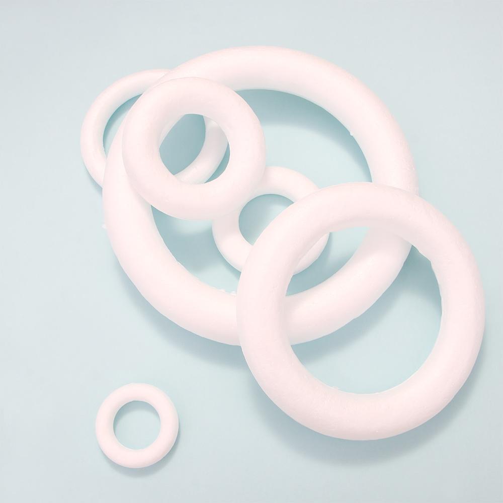 DIY Xmas Decor Wedding Donuts Mould Craft Material Foam Ring Round