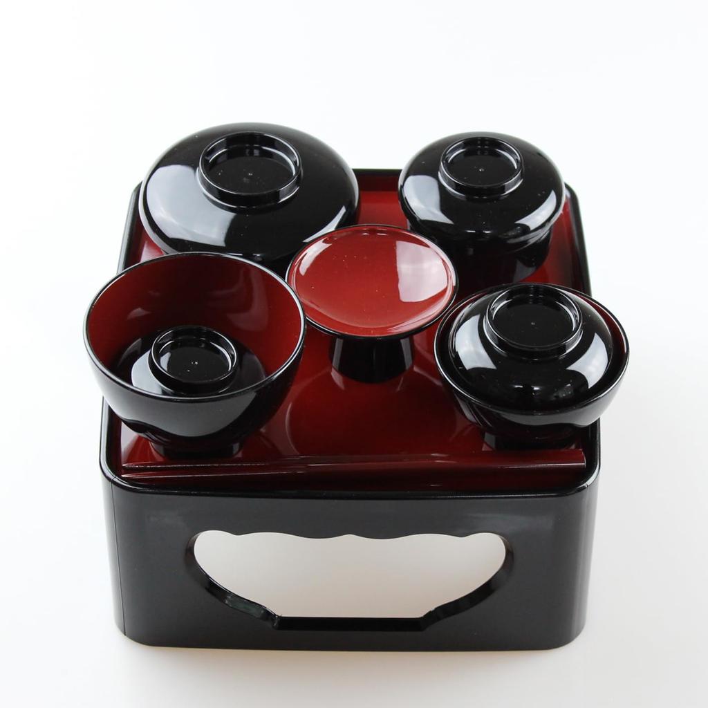 Fujishiro Kogei Japanese Lacquerware Buddhist Altar Dishwasher Safe Inches Table, Nagamine, (Bowl) (6 (approx. 18cm))