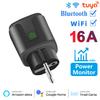 Smart Socket EU 16A/20A AC100-240V Wifi Smart Plug Power Outlet, Alexa Google Home Voice Control Works With Tuya Smart Life APP