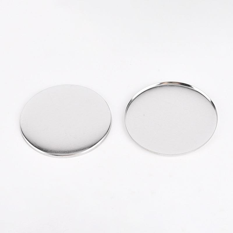 50Set 25-75Mm Metal Badge Pin Button Maker Parts Diy Blank Badge Button Parts For Art Crafts Making Iron-Base Badges Set