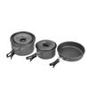 Outdoor Camping Picnic Barbecue Cooking Set Cookware for 2 3 People