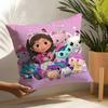 Copricuscini in Lino Cartone Animato per Bambini G-Gabby'S Dollhouse per Divano Decorativo Cuscini per la Casa Custodie per Cuscini per Sedile Auto