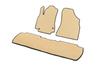 EVA Mats (beige) Front -2025 Rear (3 Pcs) for Peugeot Partner Tepee 2008-2018