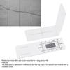 Easy Read Grid Corner Crack Gauge Transparent Construction Tools  Building Inspection