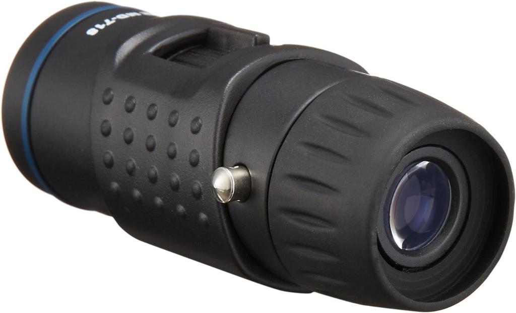 Mizar Tech Monocular, 7x18mm Diameter, Compact Type, with Case, Black, MD-718