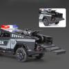 1:32 Cybertruck Police Car Pickup Alloy Car Model Diecast Toy Vehicle Sound Light Simitation For Children Christmas Gift Toys