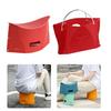 Folding Stool Ergonomic Design Handle Holes Portable Seat Knee Relief Travel Stool for Travel Camping Fishing Gardening