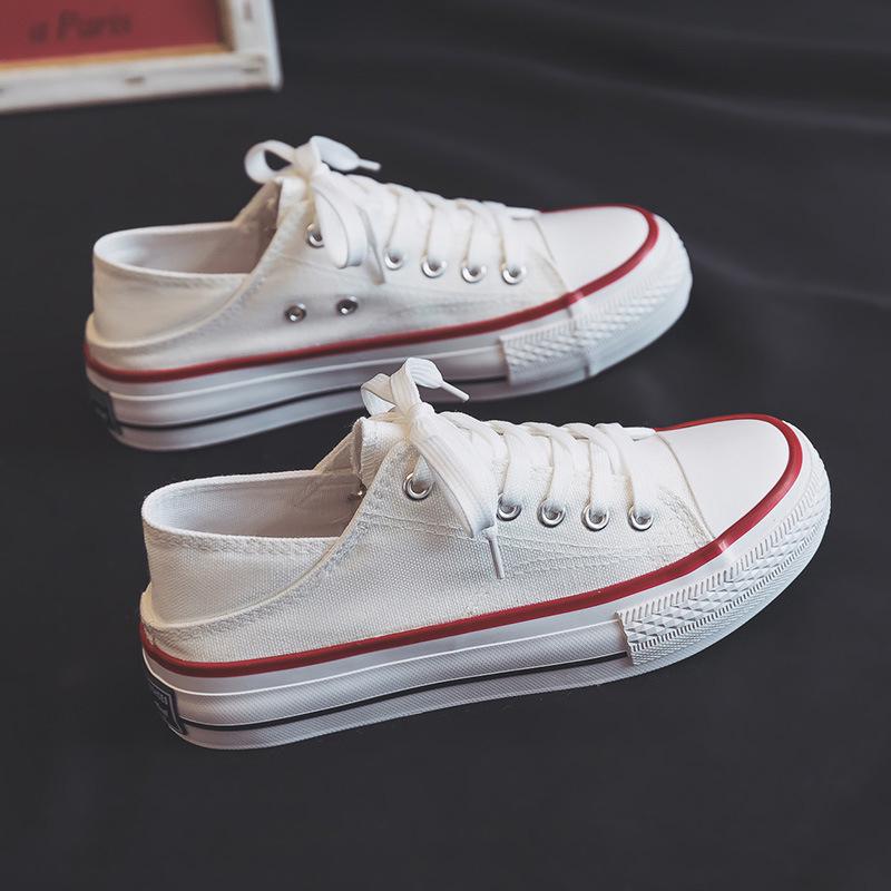 Women's Black Canvas Platform Sneakers: Korean Style, Breathable, Height-Increasing, Summer Casual Shoes N612