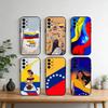 Venezuela ästhetisches Kunst Handyhülle für Samsung S25,S24,S21,S22,S23,S30,Ultra,S20,Plus,Fe,Note,10,9,5G Schwarze Hülle