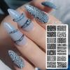 Nail Art Stamping Plate Valentines Nail Stamp Template Flower for Butterfly Vine Leaf Snake Pattern Nail Art Design Temp