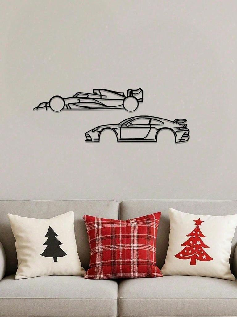 Vintage Metal Car Wall Decor Garage Man Cave Art Gift For Men