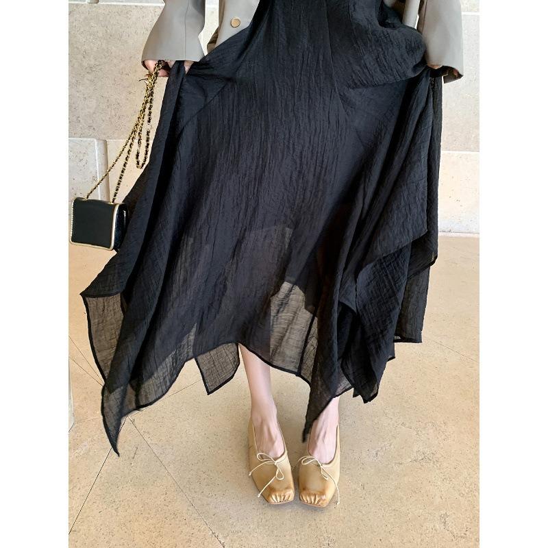 Sheepskin Genuine Leather Shoes Washed and Made Old Square Head Bow Ballet Flats Women's Shallow Mouth Single Shoes