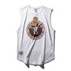 Fitness Vest Men's Summer Loose Training American Sports Wait Lifting Cotton Vest Men Hurdle Sleeveless T-shirt