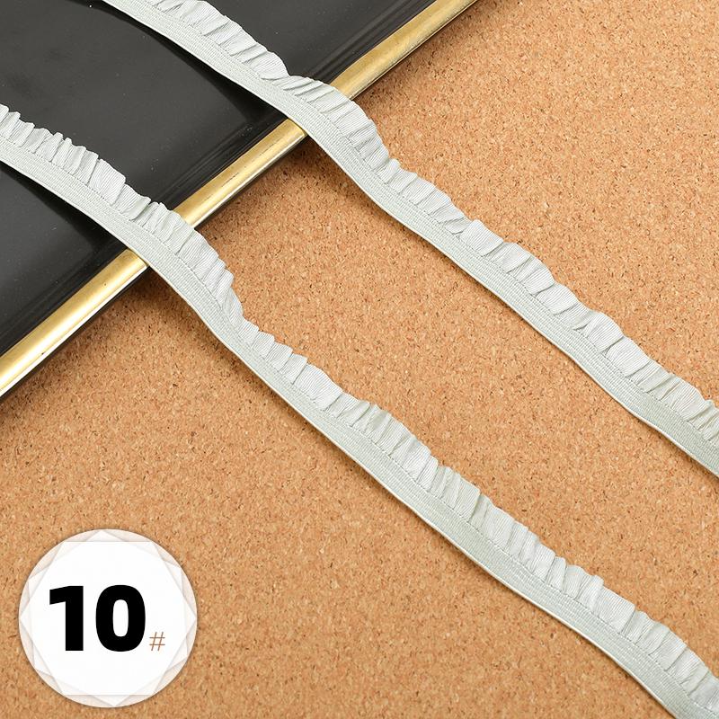 5m Elastic Lace DIY Clothing Neckline Cuff Cloth Strips Clothes Hem Decorative Trim Ribbons Party Dress Decoration Sewing Fabric