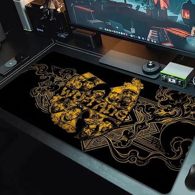 Wu Tang Clan Mouse Pad Large Gaming Table Cushion Non-slip Laptop Tablet Big Mousepad XXL Mat Mini PC Playmat With Lock Edge_xia