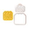 Valentine's Day Cookie Cutters Cartoon Pressable Biscuit Mold Holiday Biscuit Fondant Cookie Stamps Party Supplies