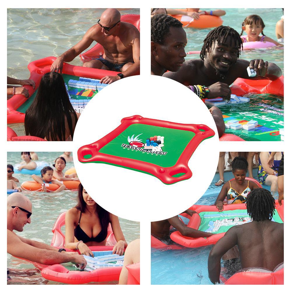 Buy Inflatable Pool Games Outdoor Poker Game with Chair and Table