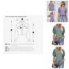 Women's V-neck Tops Short Sleeve T-shirts With Cut Out Lace Detail