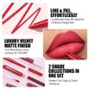 Clubday 6 Pcs Lip Liner and Liquid Lipstick Set, Smooth Matte Finish Long Lasting Lip Contouring Makeup Gift Box