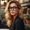European And American Retro Small Round Frame Glasses Simple And Fashionable Stylish And Trendy Glasses For Men And Women 8544