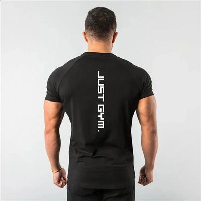 GYM Mode Sport Baumwolle T-Shirts Für Unisex Kurzarm Fitness Bodybuilding Skinny T-Shirt Sommer Tops