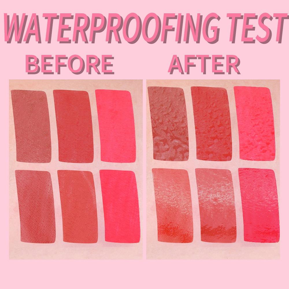 CmaaDu Face Lip Red Lip Gloss Two -in -one Matte