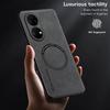 For Huawei P50 P50 Pro P50 E Fine Hole Sheepskin Magnetic TPU Soft Edge Anti-Drop Anti Fingerprint Phone Case