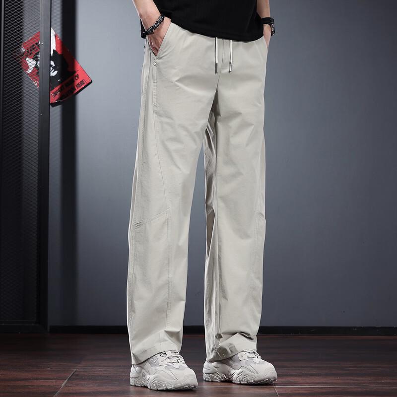 JAYLENO Men's American Style Straight Outdoor Casual Pants