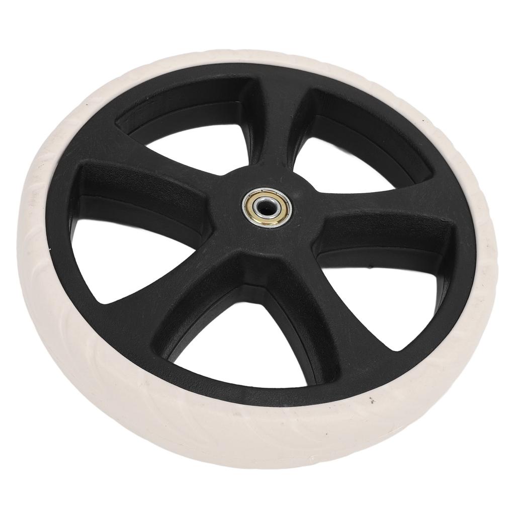 7.8in Utskiftbart Handlevognhjul Stille Innebygd Kulelager Støtdemping Dagligvarevogn