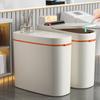 Seam Trash Can Household Large Capacity Bathroom Kitchen Toilet Special Living Room Seam Waste Paper Basket with Lid Deodorant