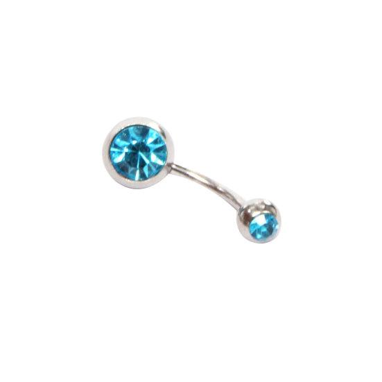 Dámské šperky Dekor Kamínky vykládané Body Piercing Prsten do pupku