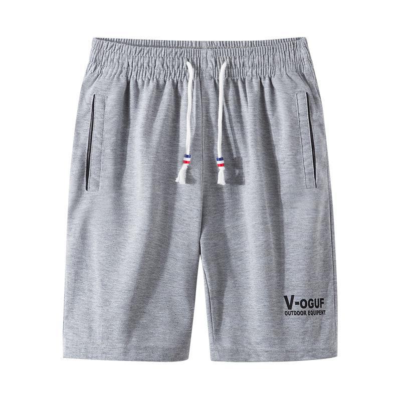 

Мужские летние повседневные спортивные шорты - свободный крой, большие размеры, пляжные брюки XL светло-серый