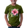 Children's Fashion Daily Printed Round Neck Short Sleeved Casual T-shirt Top