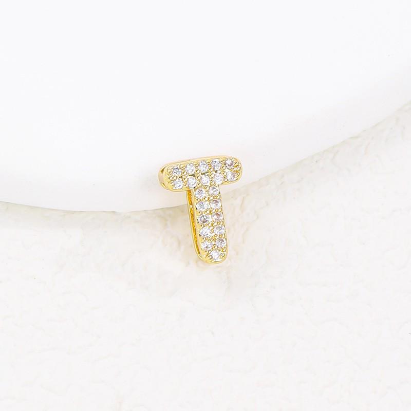 Hot-Selling 26-Letter Zirconia Pendant Necklace with Diamond Cute Design