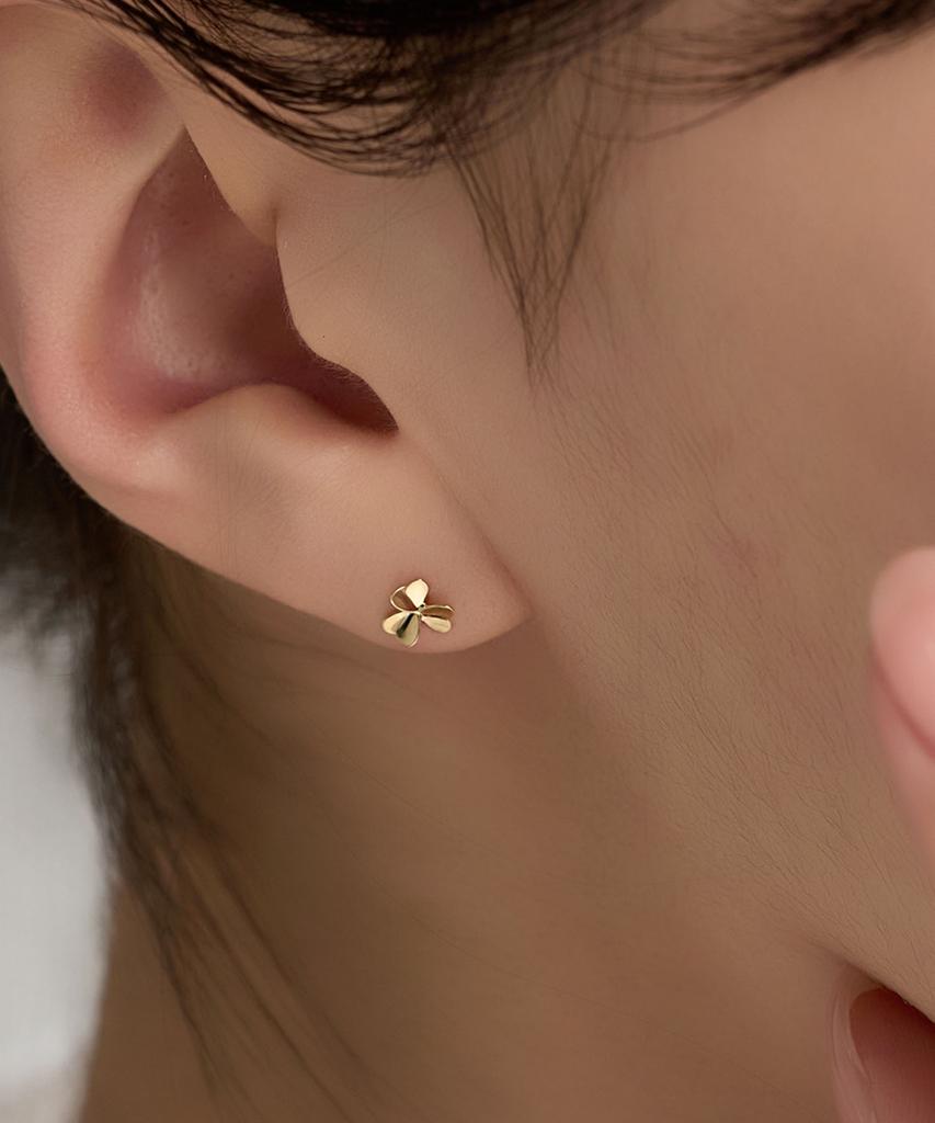 Lloyd Happiness Three-Leaf Clover 10K Gold Piercing Lptq3002T