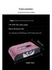 Swan Cartoon Car Tissue Box with Diamond Accents - Creative Cute Design